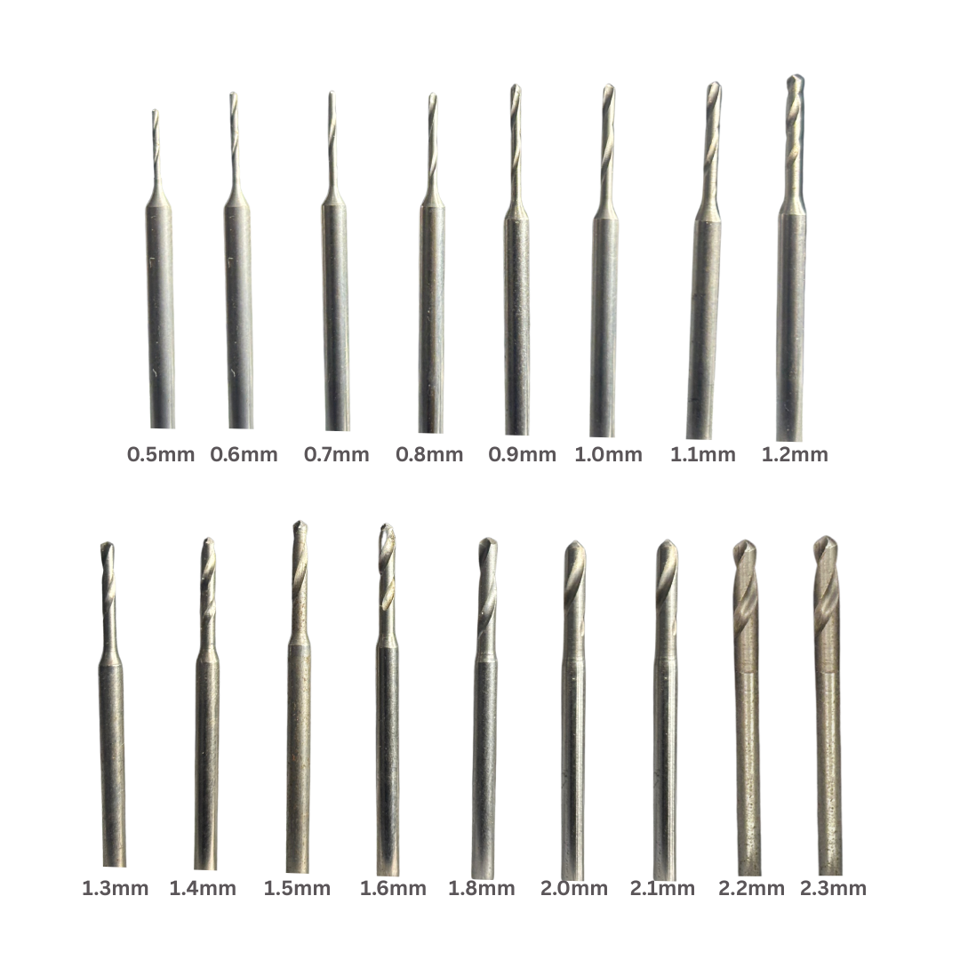 Shanked Drills - Mini Drill Accessories