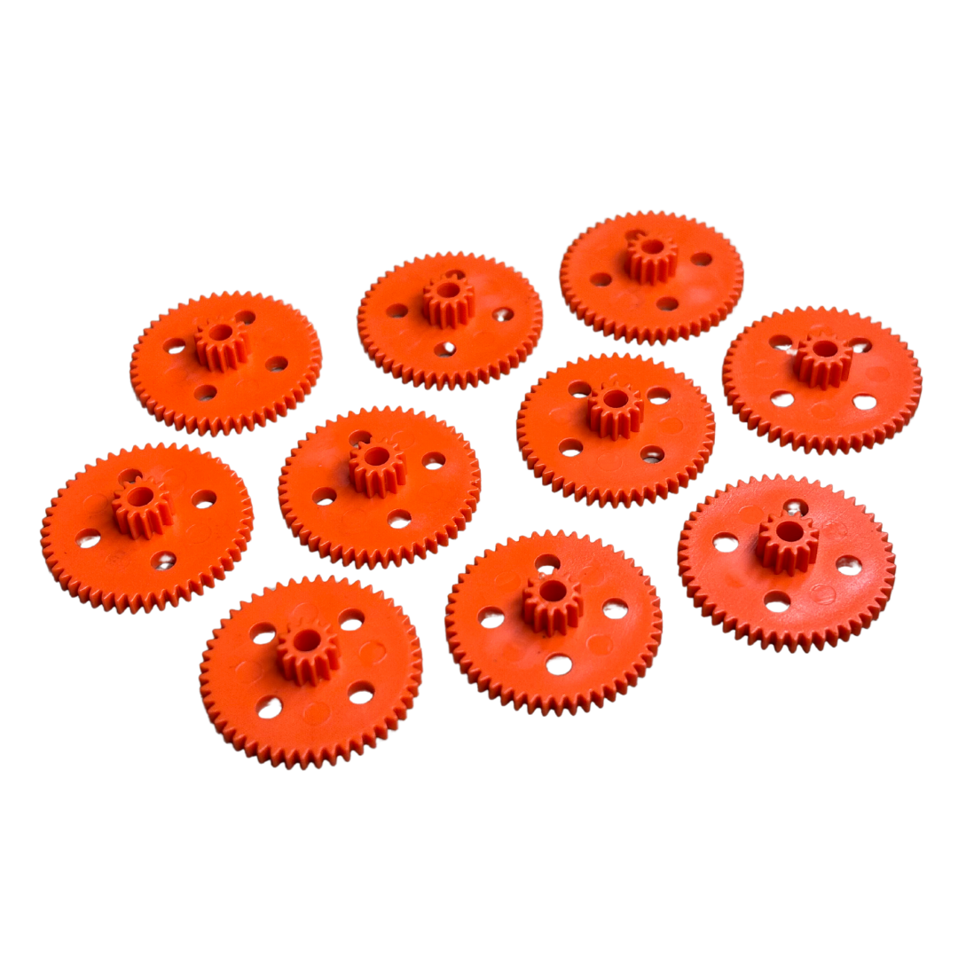 48/12 Tooth Double Gear (2.9mm bore) - Pack of 10