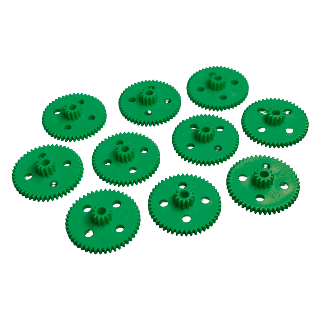 48/12 Tooth Double Gear (3.1mm bore) - Pack of 10