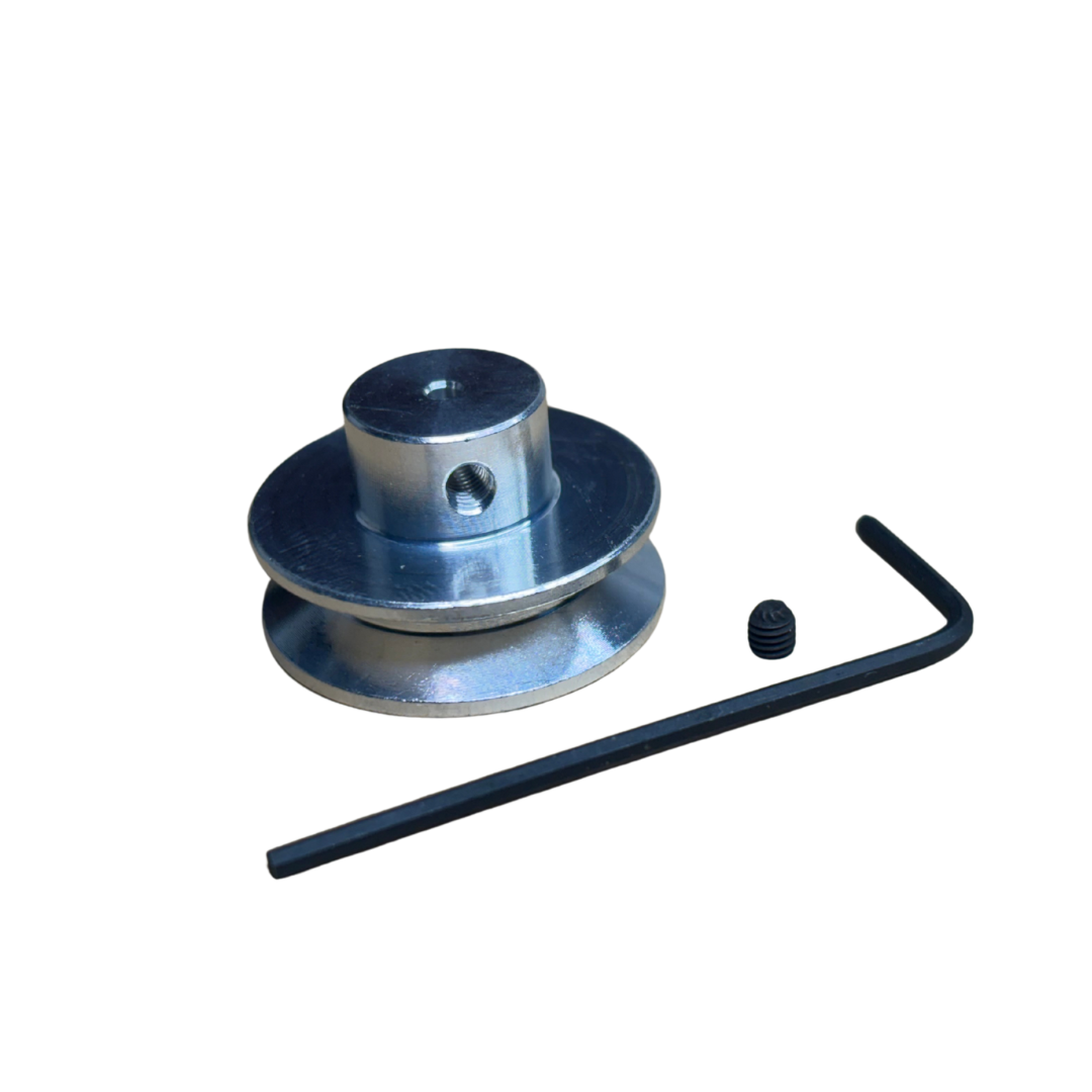 Aluminium Pulley (⌀25mm , 2mm bore) Pack of 1