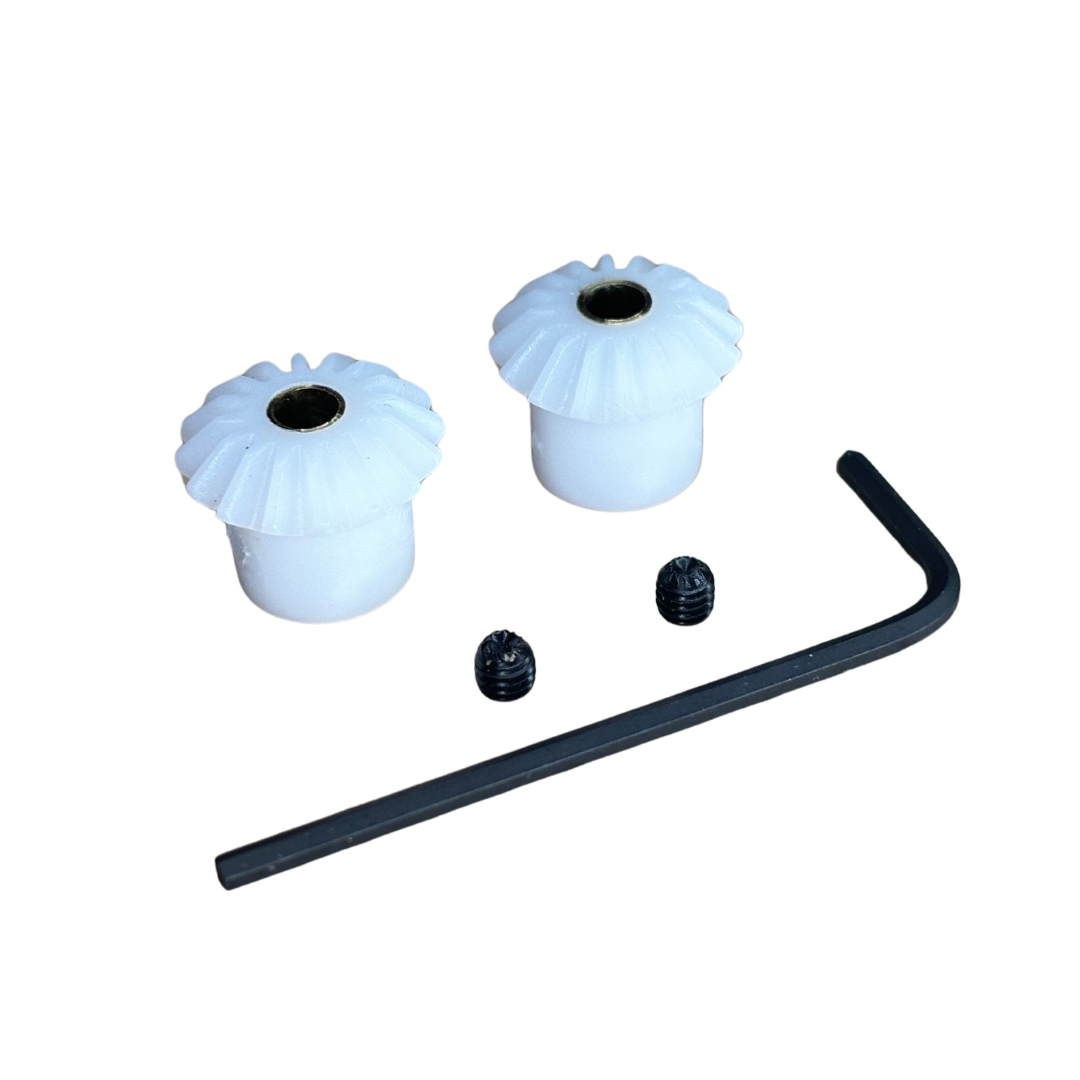 Nylon Bevel Gears (1:1 , 4mm bore) Pack of 2