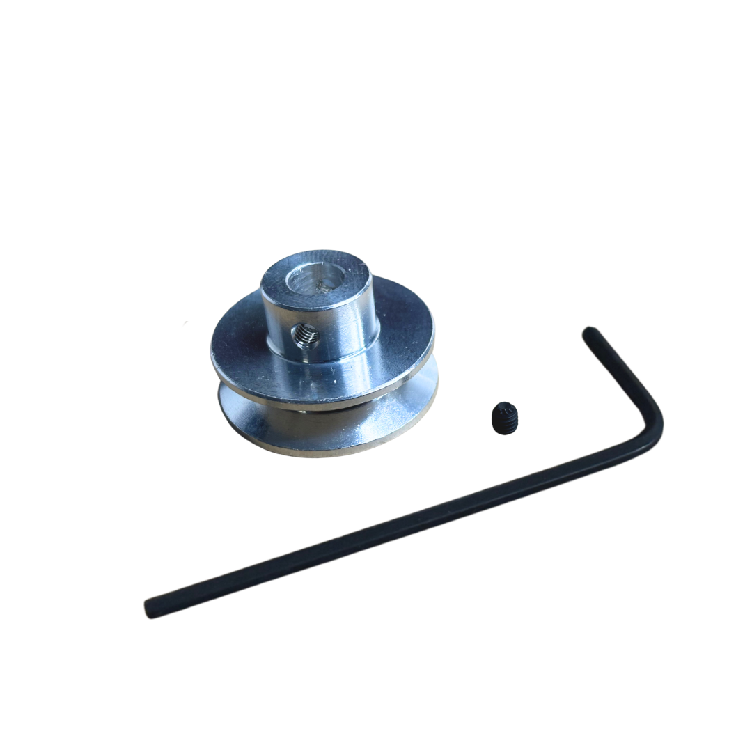 Aluminium Pulley (⌀25mm , 6mm) Pack of 1