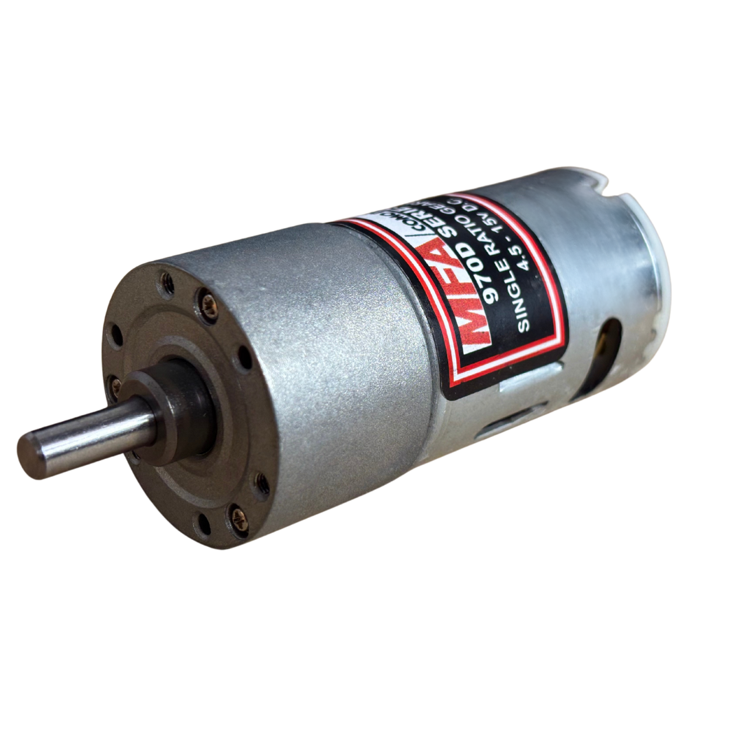 970D Series 540 DC Motor + Gearbox (Centre Output Shaft) 6 - 12v